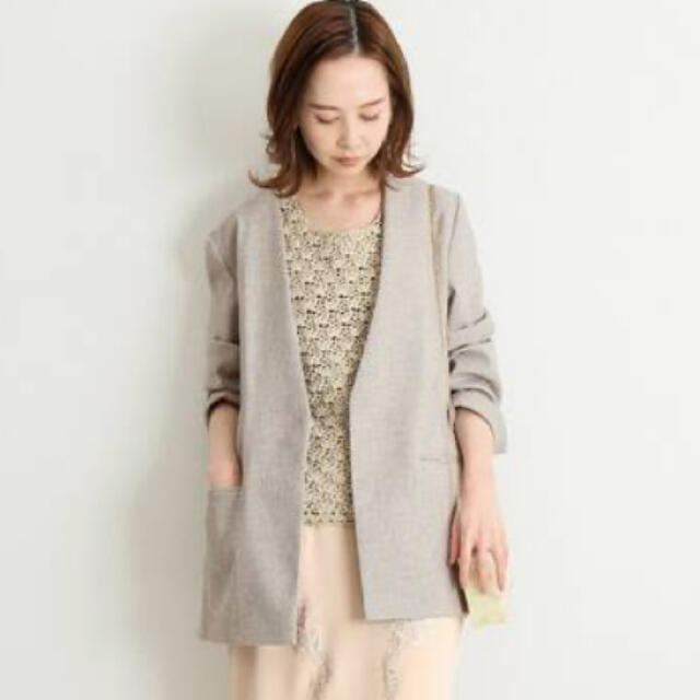 IENA LINEN Tweed ジャケット イエナ