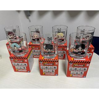 バンダイ(BANDAI)の一番くじ　タイニータン　グラス賞　メンバー全員分　おまけ付き(アイドルグッズ)