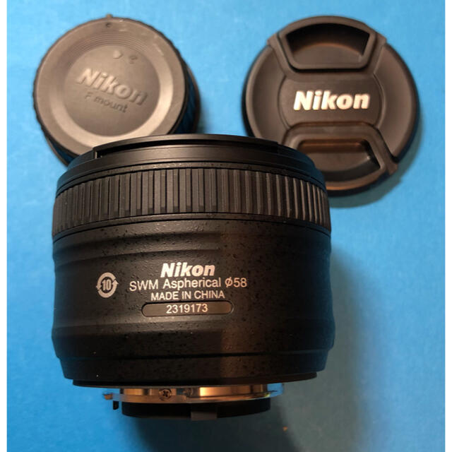 Nikon NIKKOR 50mm f1.8G 美品、フード、元箱付きの通販 by キューブ１８７４'s shop｜ニコンならラクマ - うっちー様用AF-S 通販大得価