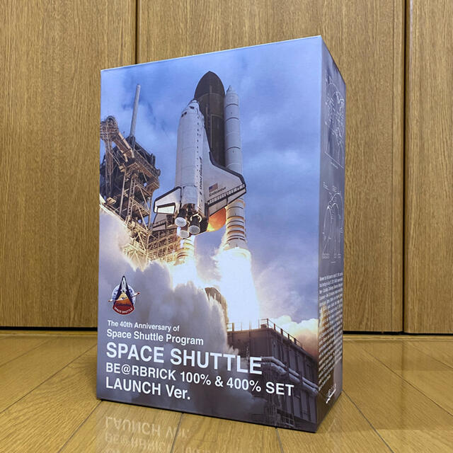 MEDICOM TOY(メディコムトイ)のSPACE SHUTTLE BE@RBRICK LAUNCH Ver. 400％ エンタメ/ホビーのフィギュア(その他)の商品写真