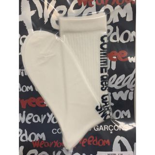 コムデギャルソン(COMME des GARCONS)の新品 COMME des GARCONS コムデギャルソン 靴下ソックスLサイズ(ソックス)