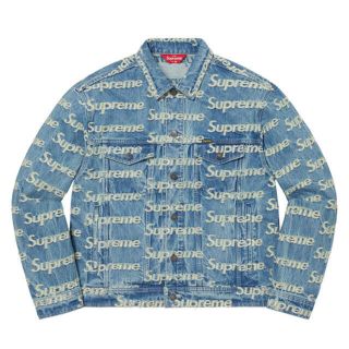 シュプリーム(Supreme)のSupreme Frayed Logos Denim TruckerJacket(Gジャン/デニムジャケット)