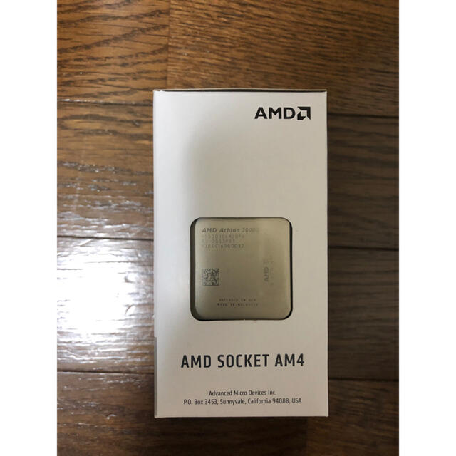 AMD Athlon3000G BOX 2コア4スレッド AM4ソケット 2