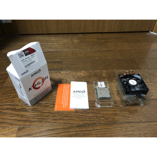 AMD Athlon3000G BOX 2コア4スレッド AM4ソケット 4