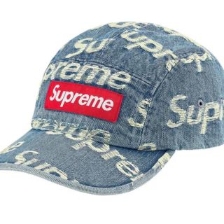 シュプリーム(Supreme)のsupreme Frayed Logos Denim Camp Cap(キャップ)