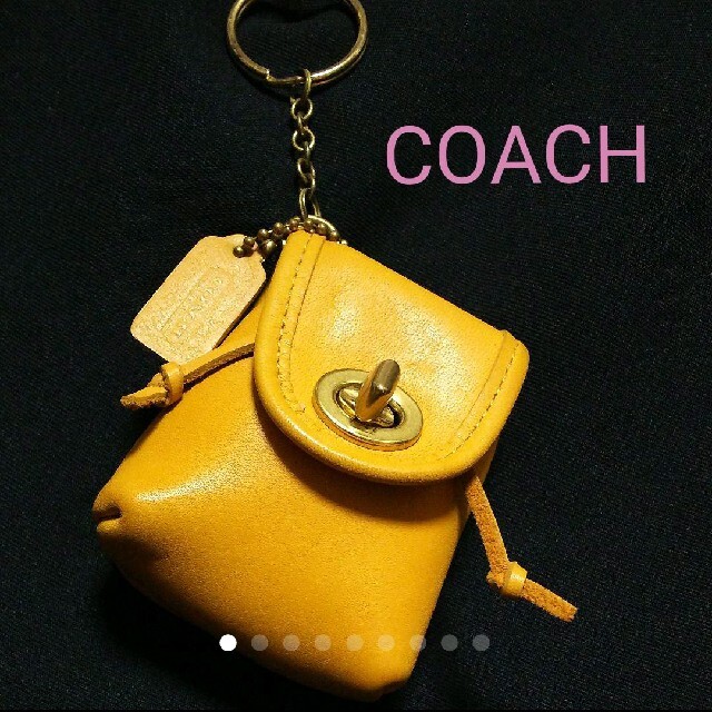 COACH(コーチ)のCOACH ミニチュア リュックサック型 キーホルダー・チャーム【お値下げ中♪】 レディースのファッション小物(キーホルダー)の商品写真