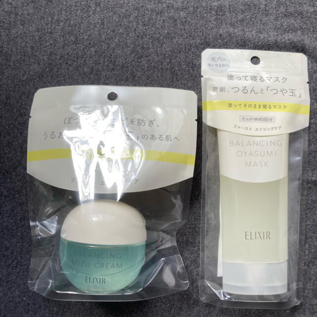 ELIXIR(エリクシール)のエリクシール ルフレ バランシング おやすみマスクパック  水　みずクリーム コスメ/美容のスキンケア/基礎化粧品(パック/フェイスマスク)の商品写真