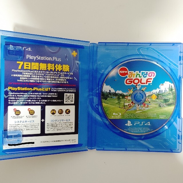 New みんなのGOLF PS4 エンタメ/ホビーのゲームソフト/ゲーム機本体(家庭用ゲームソフト)の商品写真