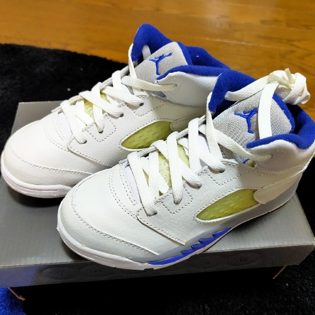 jordan5 RETRO WHITE/SPORT-ROYAL-STEALTH