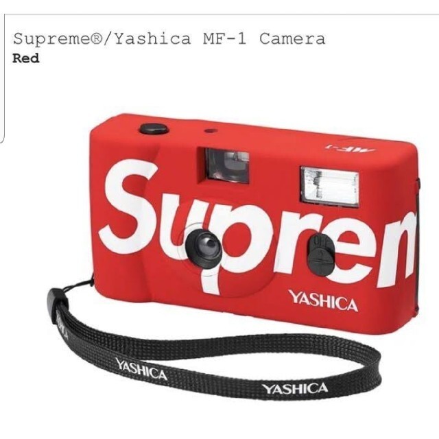 新品　未開封　Supreme Yashica MF-1 camera Red