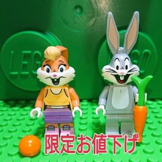 レゴ(Lego)の【新品】LEGO ルーニーテューンズ レゴミニフィグ バッグス＆ローラバニー(キャラクターグッズ)