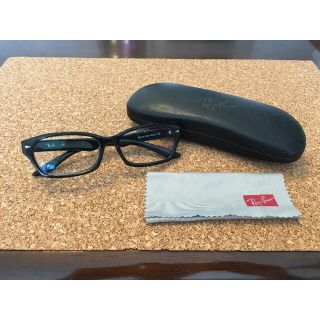 レイバン(Ray-Ban)のRB5130 レイバン RayBan ウェリントン 黒 ブラックセル 黒縁 伊達(サングラス/メガネ)