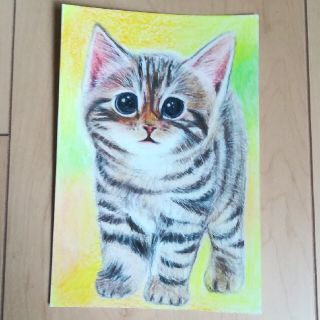 手書きイラスト　子猫(絵画/タペストリー)