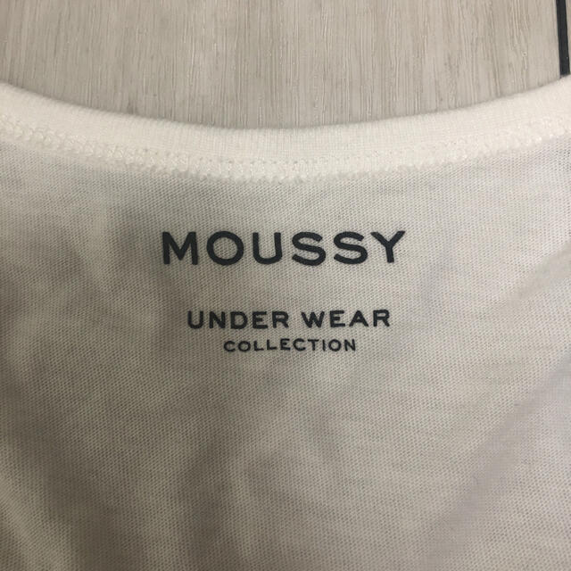 moussy(マウジー)のmoussy Tシャツ カットソー ホワイト レディースのトップス(Tシャツ(半袖/袖なし))の商品写真