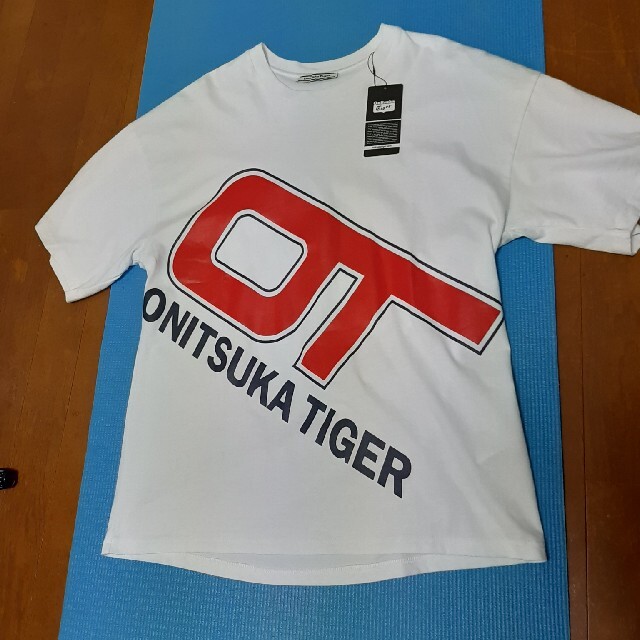 Onitsuka Tiger(オニツカタイガー)のオニツカタイガーTシャツM　白　新品 メンズのトップス(Tシャツ/カットソー(半袖/袖なし))の商品写真