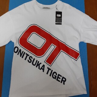 オニツカタイガー(Onitsuka Tiger)のオニツカタイガーTシャツM　白　新品(Tシャツ/カットソー(半袖/袖なし))