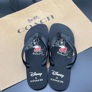 コーチ(COACH)の新品未使用　COACHコーチ　ディズニーミッキーサンダル(サンダル)