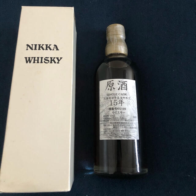 ニッカウヰスキー(ニッカウイスキー)の余市原酒　15年　500ml 食品/飲料/酒の酒(ウイスキー)の商品写真