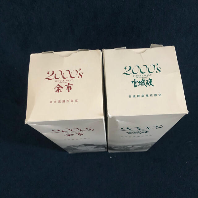 ニッカウヰスキー(ニッカウイスキー)の余市　宮城峡　2000’s   2本セット 食品/飲料/酒の酒(ウイスキー)の商品写真