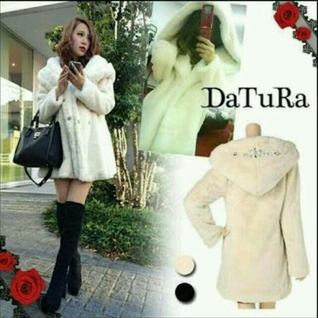 DaTuRa(ダチュラ)のダチュラ ビジューコート レディースのジャケット/アウター(毛皮/ファーコート)の商品写真