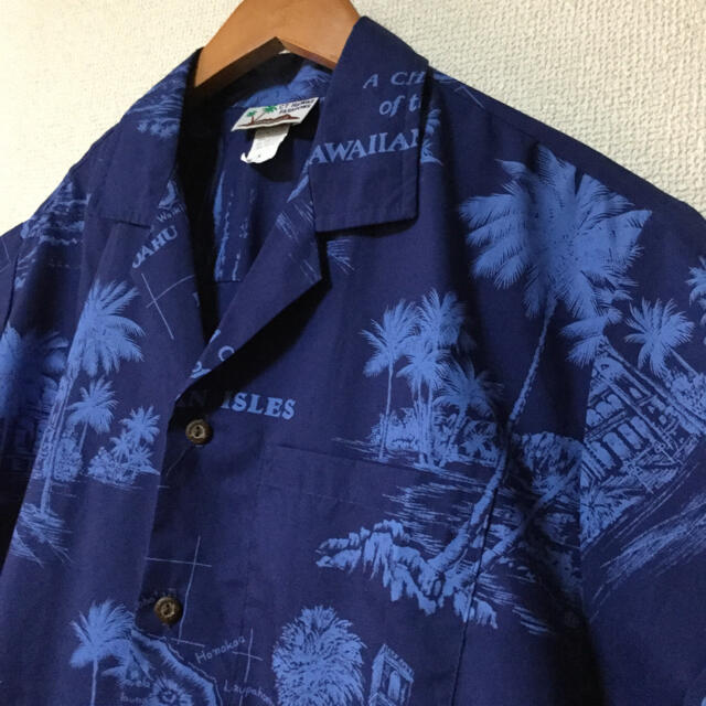 Reyn Spooner(レインスプーナー)の【良品】③ old shirt made in Hawaii ハワイ島柄 M寸 メンズのトップス(シャツ)の商品写真