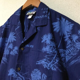 レインスプーナー(Reyn Spooner)の【良品】③ old shirt made in Hawaii ハワイ島柄 M寸(シャツ)