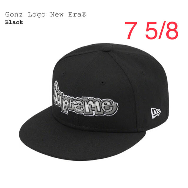 Supreme Gonz Logo New Era 7 5/8 Blackサイズ758