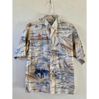 希少 ヴィンテージ アロハシャツ 柄シャツ メンズ 美品(シャツ/ブラウス(半袖/袖なし))