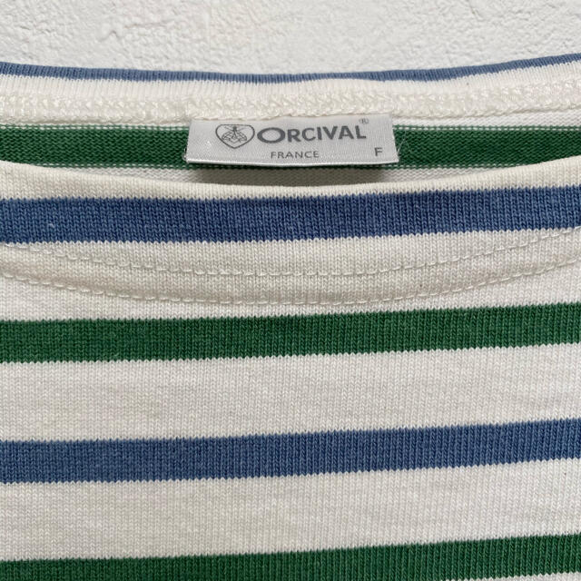 ORCIVAL(オーシバル)のさらに値下げしました　オーチバル　7分袖　ボーダー レディースのトップス(カットソー(長袖/七分))の商品写真