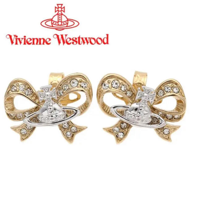 レディースVivienne Westwood  ヴィヴィアンウエストウッド リボンピアス