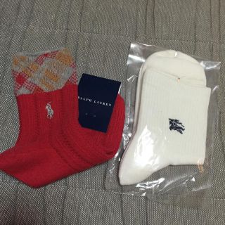 ラルフローレン(Ralph Lauren)のラルフ&バーバリー★新品ソックス(ソックス)