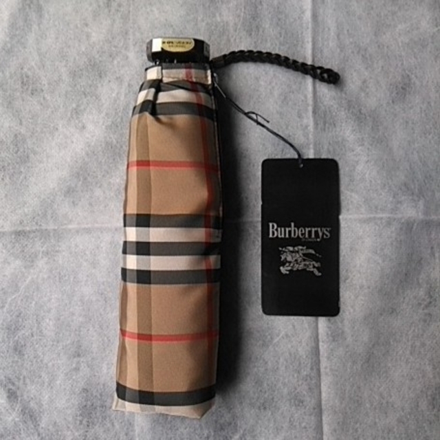 BURBERRY(バーバリー)のバーバリー 折りたたみ雨傘 レディースのファッション小物(傘)の商品写真
