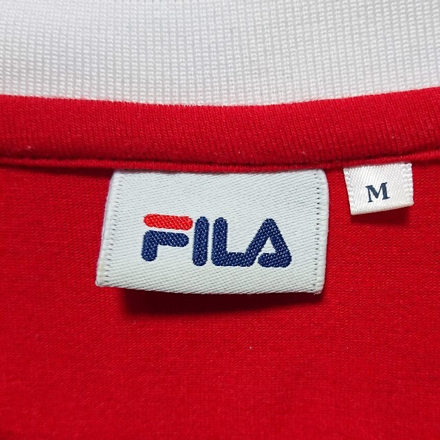 FILA(フィラ)のFILA フィラ メンズ フロント ロゴ トリコロール カラー 半袖 カットソー メンズのトップス(Tシャツ/カットソー(半袖/袖なし))の商品写真