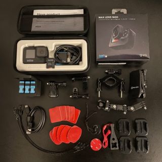 ゴープロ(GoPro)のGoPro HERO9 Black + MAXレンズモジュラー + その他(ビデオカメラ)