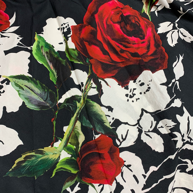 美品 DOLCE&GABBANAドルガバ ローズ 立体花 薔薇 ワンピース 値下げ