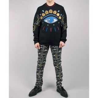 ケンゾー(KENZO)のKENZO 定価約7万円 13aw レア EYE スキニー デニム GUCCI(デニム/ジーンズ)