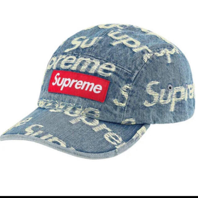 Supreme(シュプリーム)のSupreme Frayed Logos Denim Camp Cap メンズの帽子(キャップ)の商品写真