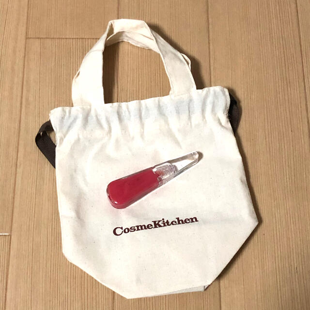 Cosme Kitchen(コスメキッチン)の【新品お得】フローフシ リップトリートメント&コスメキッチン エコバッグミニ コスメ/美容のベースメイク/化粧品(リップグロス)の商品写真