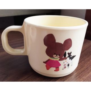 くまのがっこう メラミンマグカップ（M-131HJ）小皿（M-8HJ）セット(グラス/カップ)