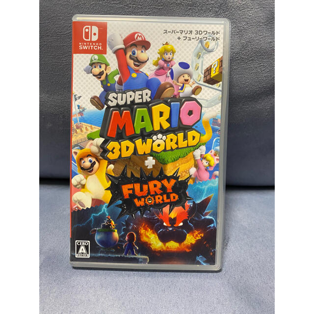 Nintendo Switch(ニンテンドースイッチ)のスーパーマリオ3D world+FURY world エンタメ/ホビーのゲームソフト/ゲーム機本体(家庭用ゲームソフト)の商品写真