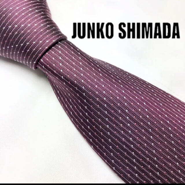 JUNKO SHIMADA(ジュンコシマダ)の[撃美品！]JUNKO SIMADA 人気ドット柄 シルク100% メンズのファッション小物(ネクタイ)の商品写真