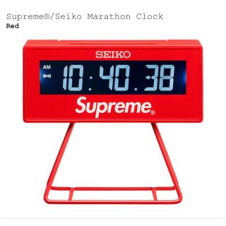 シュプリーム(Supreme)のSupreme Seiko Marathon Clock(置時計)