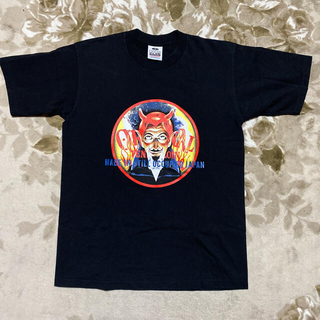 テンダーロイン(TENDERLOIN)のTENDERLOIN テンダーロイン　tシャツ on logo m ブラック(Tシャツ/カットソー(半袖/袖なし))