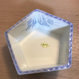 昭和レトロ 特選 有田焼 扇形皿 5枚セット フード付き 回転皿 オードブル皿