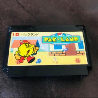 ファミリーコンピュータ(ファミリーコンピュータ)のPAC-LAND ファミコン パックランド 中古 動作確認済み (家庭用ゲームソフト)