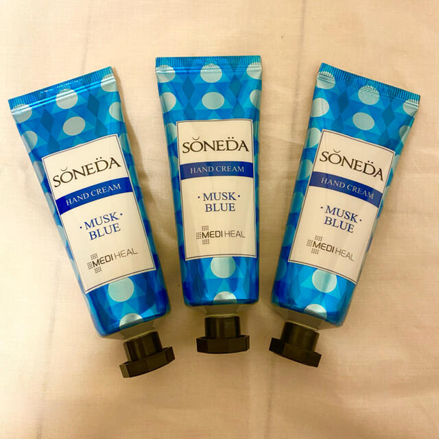 L'OCCITANE(ロクシタン)のMEDIHEAL ハンドクリーム　MUSK BLUE×3本 コスメ/美容のボディケア(ハンドクリーム)の商品写真