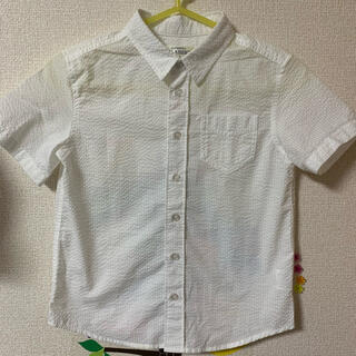ニシマツヤ(西松屋)の半袖シャツ　ワイシャツ　ブラウス　130(ブラウス)