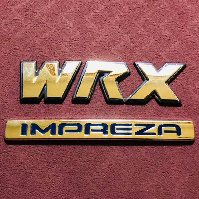 スバル(スバル)のスバル 純正エンブレム インプレッサ WRX IMPREZA WRX WRブルー 自動車/バイクの自動車(車外アクセサリ)の商品写真