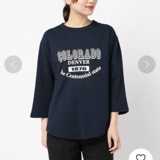 ジョンブル(JOHNBULL)の未使用 ジョンブル ライトスウェットシャツ COLORADO カットソー 紺色(Tシャツ(長袖/七分))