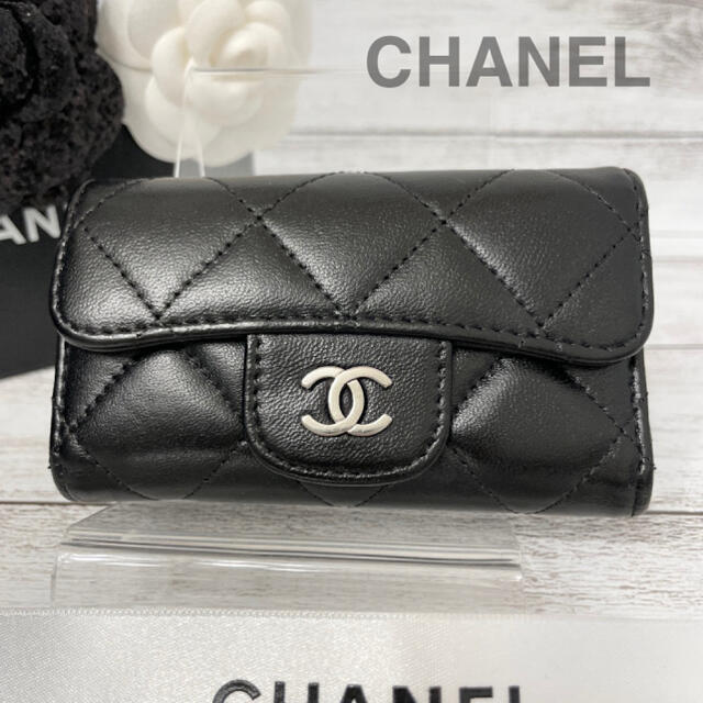 CHANEL - CHANEL✨シャネル✨マトラッセ✨ラムスキン✨6連✨キーケース